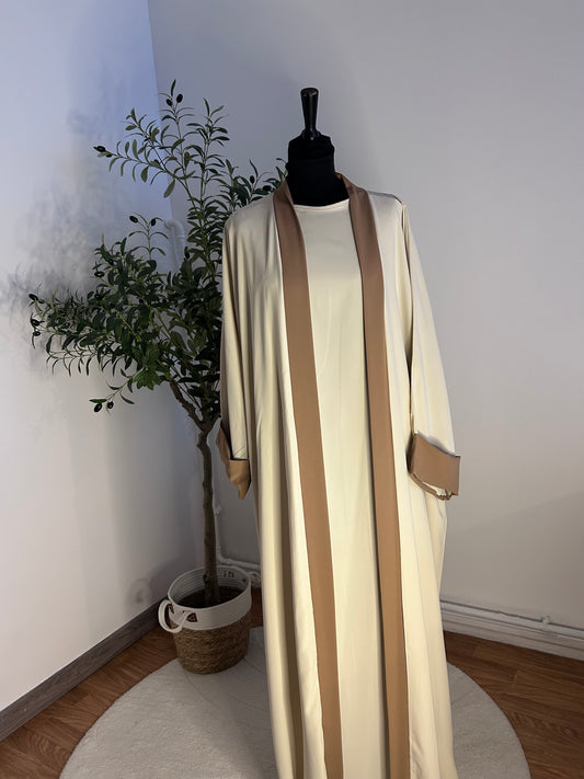 Abaya Minimaliste beige