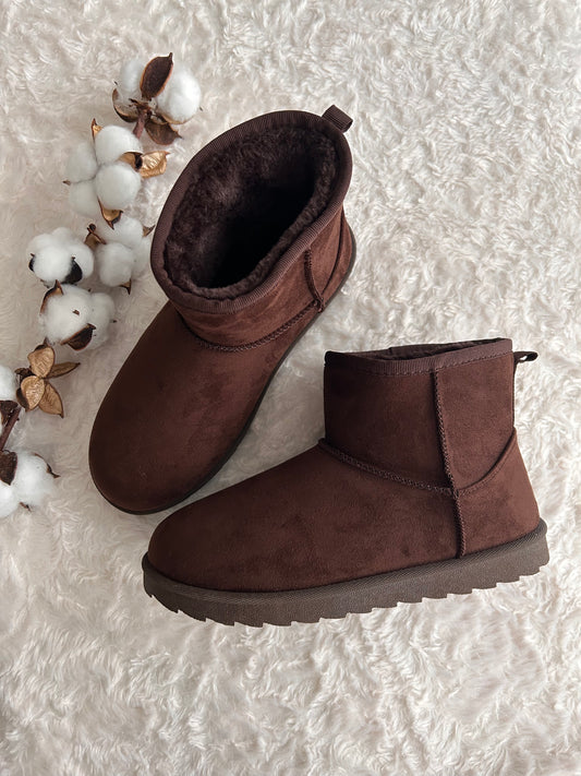 Bottine fourrée - Marron