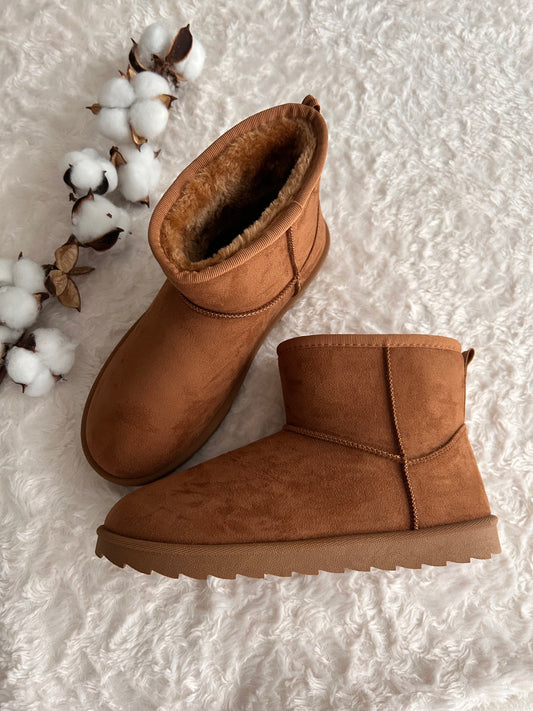 Bottine fourrée - Camel
